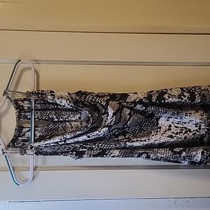 Milano Monochrome Floral Dress